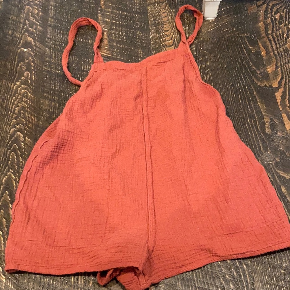 Dusty orange romper
